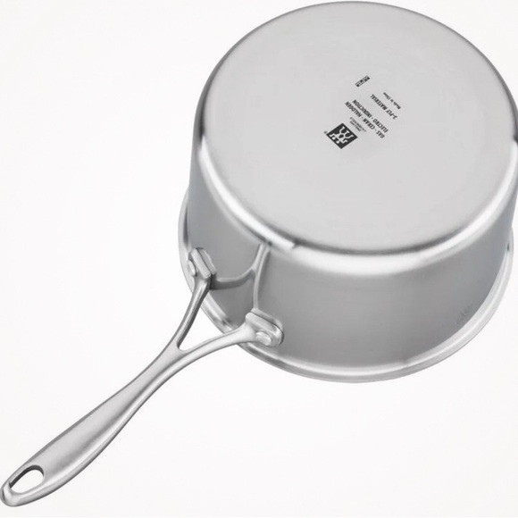 ZWILLING SPIRIT 3-PLY 4 Qt, Stainless Steel, Sauce Pan and Glass Lid - Picture 3 of 3